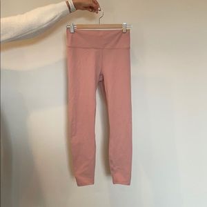 Fabletics Powerhold Pink Leggings (Like New)